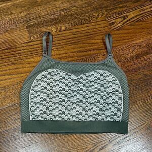 Gymshark Green Sports Bra - Size Medium